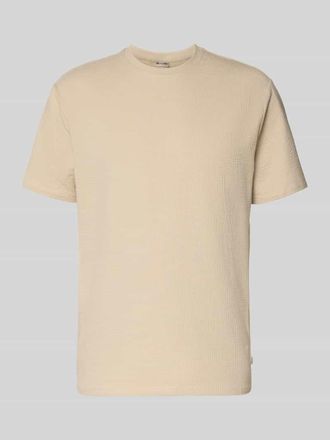 Only & Sons Regular Fit T-Shirt aus Baumwoll-Mix Modell KIAN in Beige, Gr&ouml;&szlig;e XXL