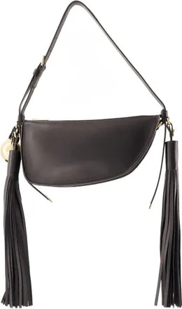 Burberry Womens Shoulder Bag Black Lambskin