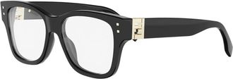 Fendi Vouwbare Bril - Dames - Brillen - Zwart - 53 MM - Accessoires