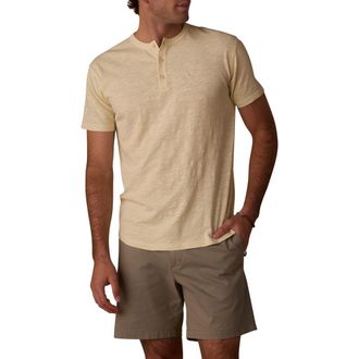 The Normal Brand Legacy Cotton Henley in Pear Sorbet at Nordstrom, Size Xx-Large