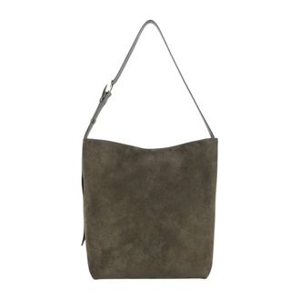 Lancaster Bolso tipo saco de ante - Bags - Mujer - Verde - ONE SIZE