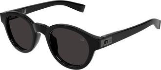 Dunhill DU0089S Asian Fit 001 Mens Sunglasses Black Size 48