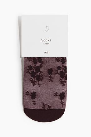 H&M Socken aus Spitze - Red