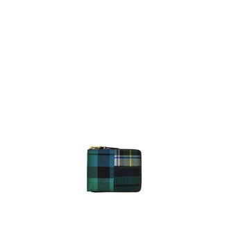 Comme Des Gar&ccedil;ons Wallets & Cardholders, male, Multicolor, Size: ONE SIZE Slim Wallet Tartan Patchwork