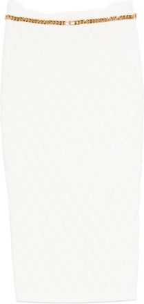 Elisabetta Franchi Knitted Midi Skirt