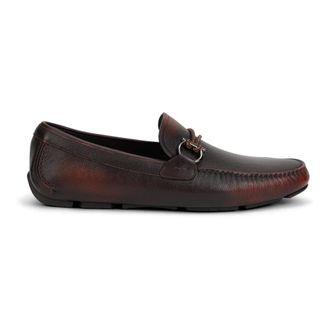 Ferragamo Loafers, male, Brown, Size: 10 US Gancini Loafer