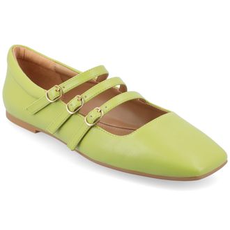 Journee Collection Womens Wide Width Darlin Dress Flats