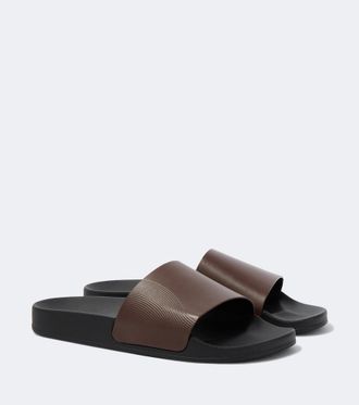 Frescobol Carioca Humberto leather slides