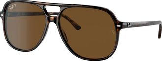 Ray-Ban Bill Zonnebril - unisex - Accessoires - Bruin - Maat: 56 MM