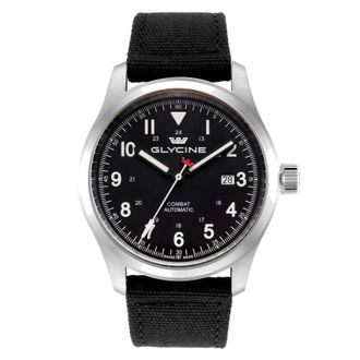 Glycine Combat Field Automatic Black Dial Mens Watch GL0560