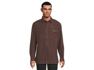 L.L.Bean Chamois Shirt Traditional Fit Mens Clothing Deepest Brown : 3XL, Cotton