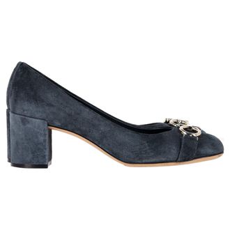 Ferragamo Ferragamo Garda Pumps in Blue Suede
