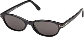 Tom Ford Chloe-02 Zonnebril - Dames - Zonnebrillen - Zwart - 52 MM - Accessoires