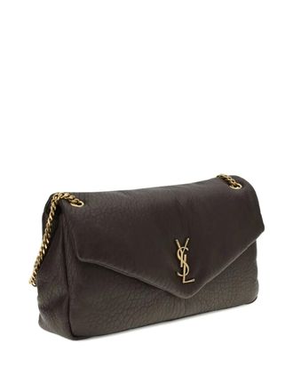 Saint Laurent large Calypso shoulder bag - women - Lambskin - OS - Brown