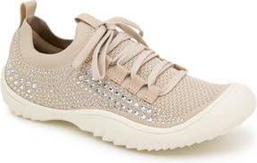 Jambu Brittney Knit Slip-On Sneaker in Light Taupe/Jewel at Nordstrom Rack, Size 7.5