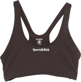 Sporty & Rich Logo-print Bra