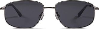 Messy Weekend LAURENCE Silver Grey Mens Sunglasses Silver Size 56