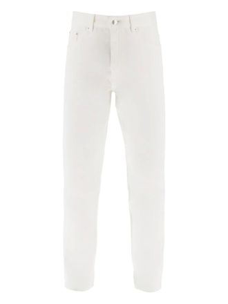 Maison Kitsuné straight-leg jeans - men - Cotton - 30 - White