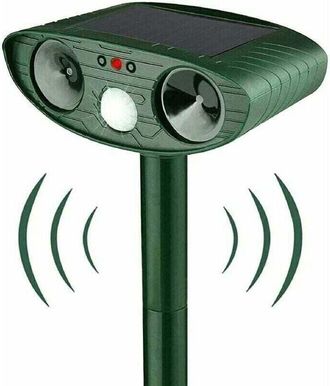 OEM Repelente Ultras&oacute;nico Para Gatos, Repelente Solar Para Gatos, Repelente Ultras&oacute;nico Para Roedores Con Detector De Movimiento, Repelente Impermeable Pa