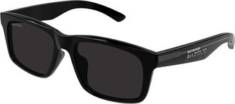 Balenciaga BB0469SA Asian Fit 001 Mens Sunglasses Black Size 57