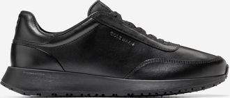 Cole Haan Mens GrandPr&oslash; Luxe Mile Slip-On Sneakers - Black Size 10.5