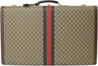 Gucci Vintage, unisex, Beige, ONE Size, Pre-owned Weekend Bag