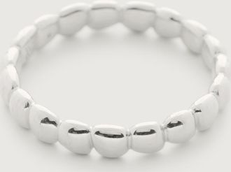 Monica Vinader Sterling Silver Nura Teardrop Ring