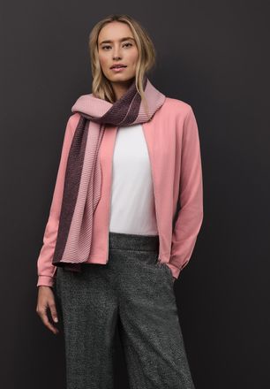 Street One Sweatjacke STREET ONE, Damen, Gr. 42, powder pink, Sweatware, Obermaterial: 71% Polyester, 26% Viskose, 3% Elasthan, unifarben, l&auml;ssig geschnitten h&uuml;f