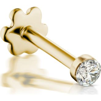 Maria Tash Single Invisible Set Diamond Stud Earring in Yellow Gold at Nordstrom, Size 2.5 Mm