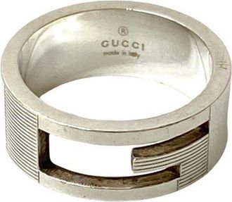 Gucci Silver Silver 925 Band Ring (Pre-Owned)