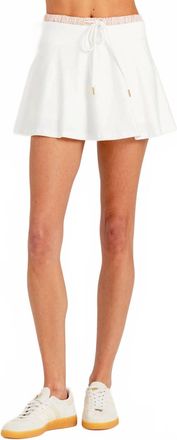 Sundays Fallon Mini Skort In Coconut Milk