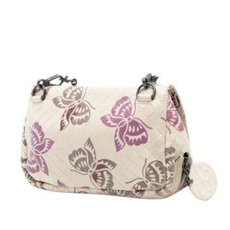 Bottega Veneta Pre-owned Printed Leather Crossbody Bag - Dames - Pre-owned - Veelkleurig - Maat: ONE Size Leer