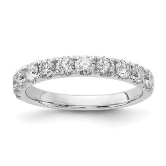 Diamond2Deal 14k Gold Lab Grown Diamond Wedding Band Ring 1Ct Clarity- VS Color- G-H
