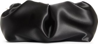 Christian Louboutin Eva Neoprene Satin Clutch in Bk01 Black at Nordstrom