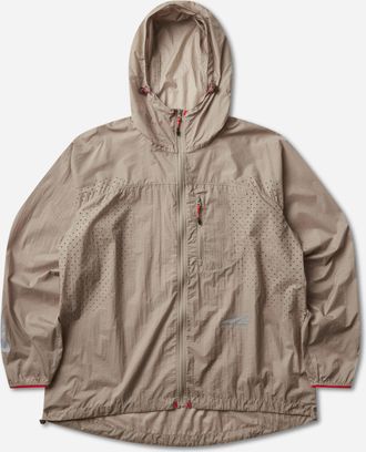 And Wander Men s Altra Ventilation Wind Jacket Beige