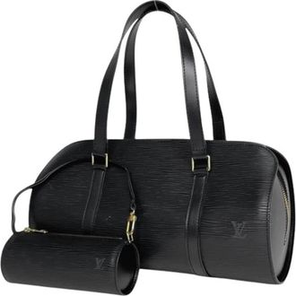 Louis Vuitton Pre-owned Handbags, female, Black, Size: ONE SIZE Pre-owned Vintage Epi Handbag with Pouch