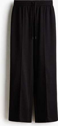 H&M Weite Jogginghose mit Biesenn&auml;hten - Schwarz