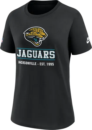 Nike Jacksonville Jaguars Sideline Alt Nike Womens Dri-FIT NFL T-Shirt in Black | 03KQ00AQ9N-TC1