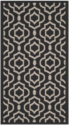 Safavieh Alfombra negro/beige 122 x 170 cm