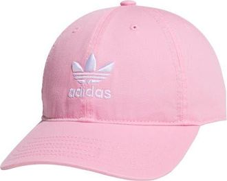 adidas Originals Relaxed Cotton Baseball Cap in Semi Pink Glow/White at Nordstrom
