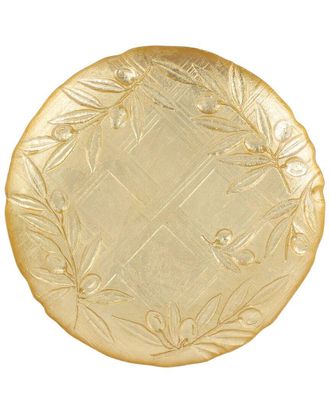 Vietri Vietri Moon Glass Olive Salad Plate With $4 Credit