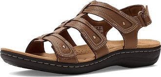 Clarks Laurieann Ivy Womens Sandals Tan Leather : 9.5 B - Medium