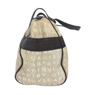 Bulgari Pre-owned Vintage Boston Bag - Dames - Pre-owned - Beige - Maat: ONE Size Leer