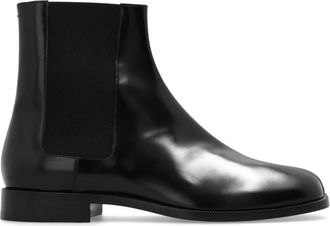 Maison Margiela Chelsea laarzen met Tabi teen - Heren - Chelseaboots - Zwart - 45 EU - Leer - Schoenen