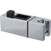 OEM Soporte Para Cabezal De Ducha - Soporte Cuadrado Para Ducha - Est&aacute;ndar - 30 X 15 Mm - Soporte Para Ducha De Abs Cromado - Crezuo