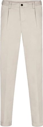 Profuomo Heren, Broeken, Beige, Maat: L Katoen