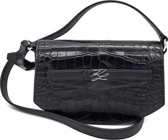 Karl Lagerfeld K/Studio Crossbody Croc