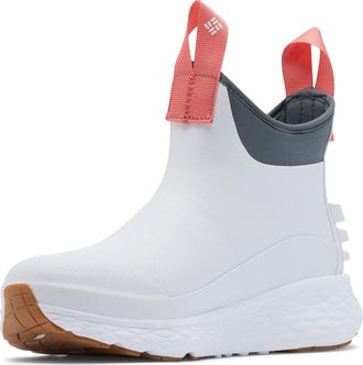 Columbia PFG Pro Sport Boot in White/Melonade at Nordstrom, Size 6.5