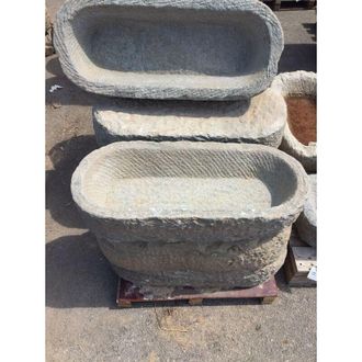 Biscottini International Vasca in pietra antica, misure assortite