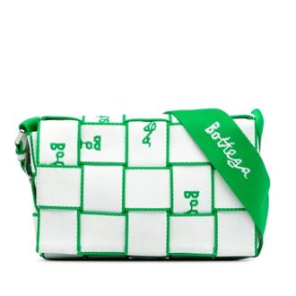 Bottega Veneta Pre-owned Cross Body Bags, female, White, Size: ONE SIZE Pre-owned Webbing Cassette